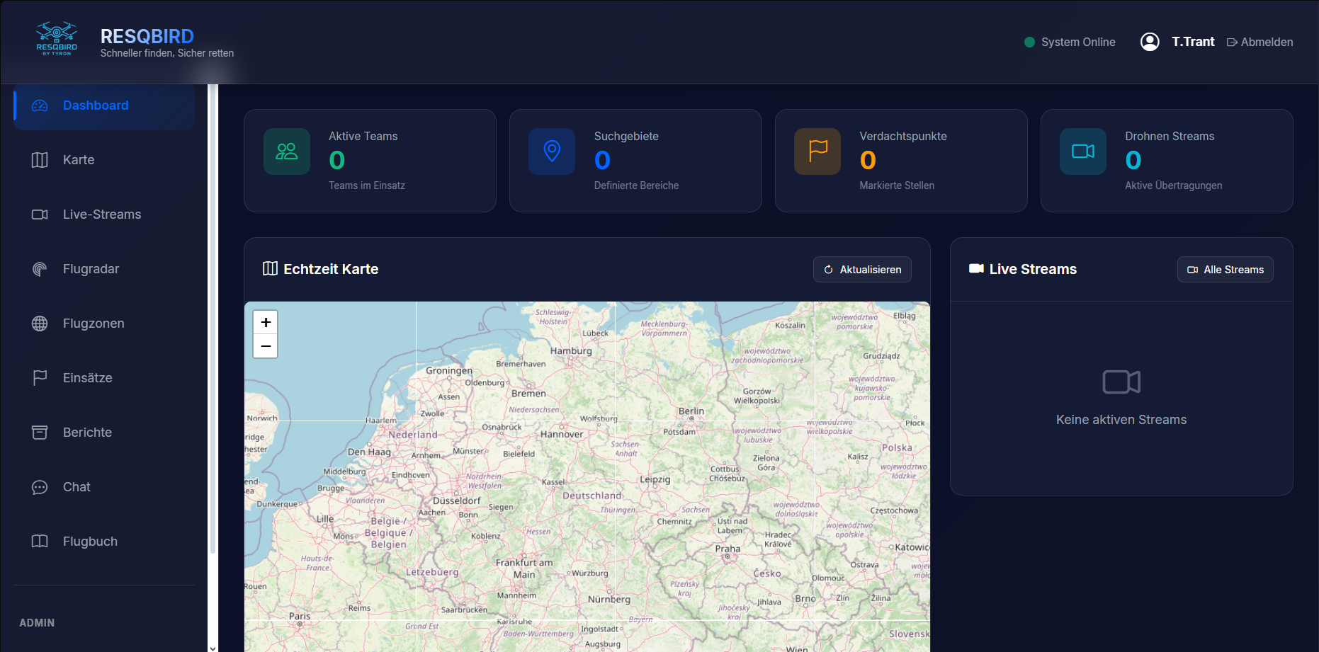 RESQBIRD Dashboard